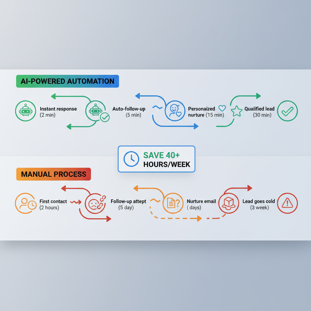 Automated vs Manual Lead Nurturing Timeline