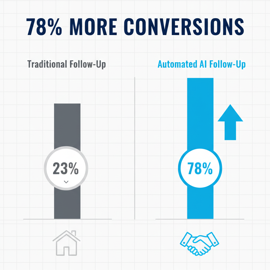 78% More Conversions: The Automated Follow-Up System Top Agents Use