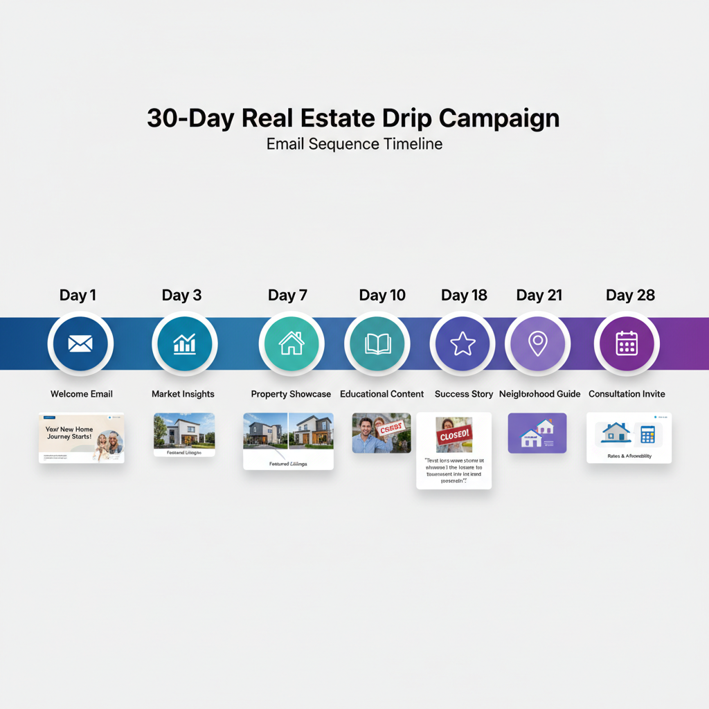 30-Day Email Sequence Timeline